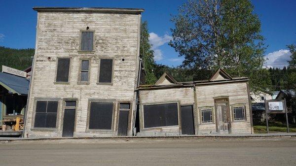 Your home doesn't have to look like this to tell you have a foundation problem...Taken in Dawson City, Yukon