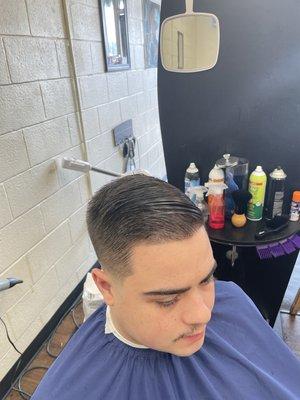 Bald low fade