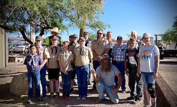 Memorial Day Flag Raising with Boy Scout Troop 525