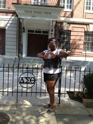 The outside of Delta Sigma Theta Sorority, Inc. Headquarters in Washington DC