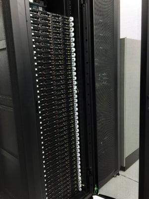 Dallas Cabinet filled with dedicated servers