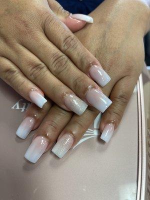 Natural Ombré nails