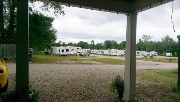 Home Place RV Park entrance.