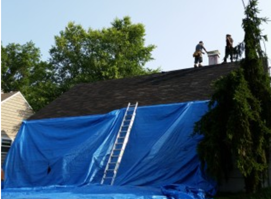 Roof Replacement in progress 3