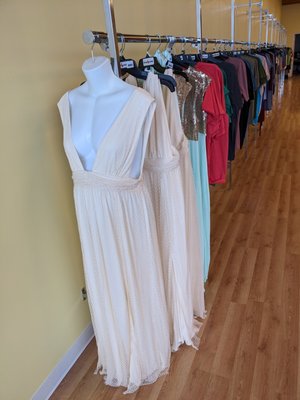 Specialty dresses for your maternity photo shoot or baby shower.