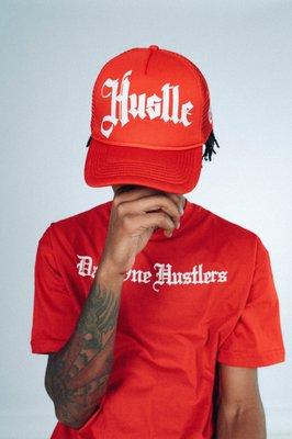 D1H T Shirt and Hustle trucker