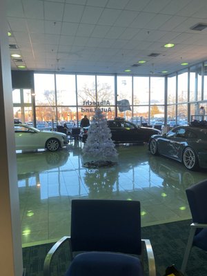 Showroom looks like the Holidays!