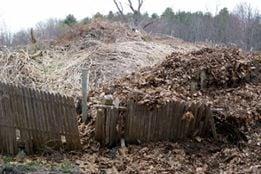 another Chapel St. view of Ryan's Landscaping - whatever is removed from your property now pollutes the wetlands