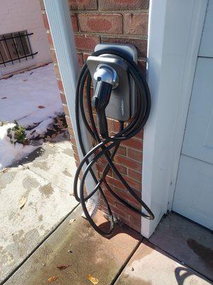 EV Charger installed