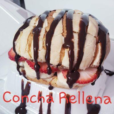 Concha rellena