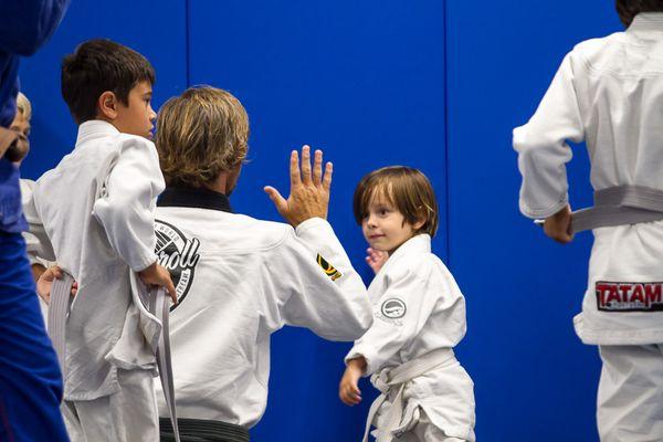 Our kids are taught self-defense in a safe and fun environment.