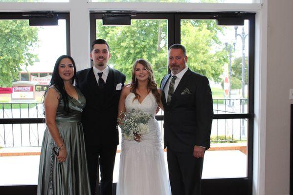 Us with bride and groom