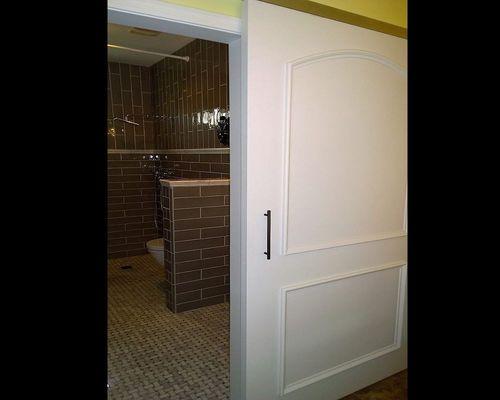 Custom over sized soft close sliding barn door