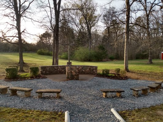 Our outdoor chapel.