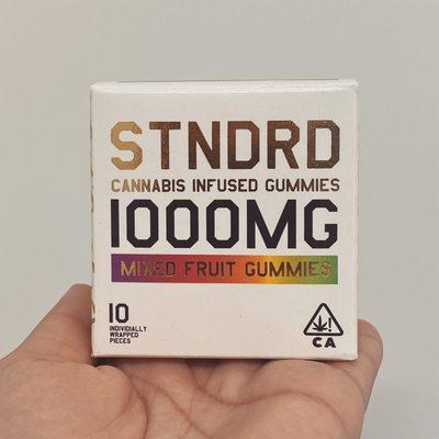 STNDRD 100mg each gummy