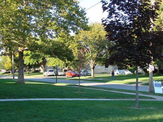 Quiet residential neighborhood