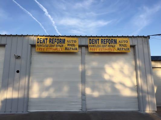 (PDR) Paintless Dent Removal is available next to the uptown Yucaipa car wash.