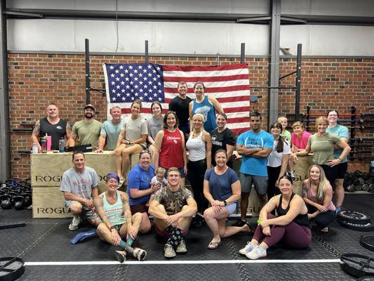 Strong members at our powerlifting meet.