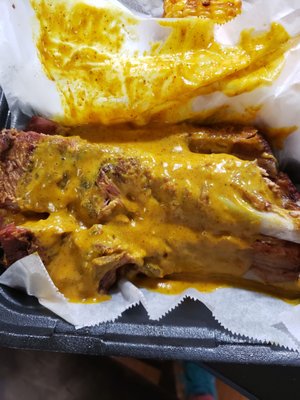 Ribs in mustard sauce