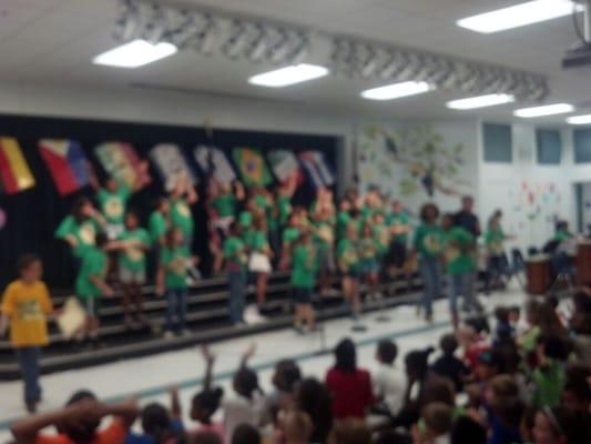 Chorus does there end of the year hello summer concert