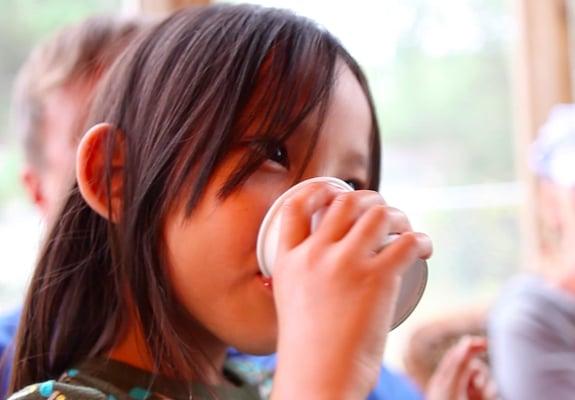 Drinking chocolate: kid tested, kid approved.