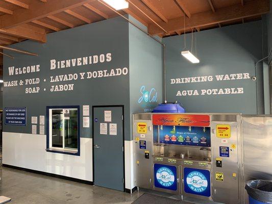 Water Station at the Laundromat in North Hills, Ca