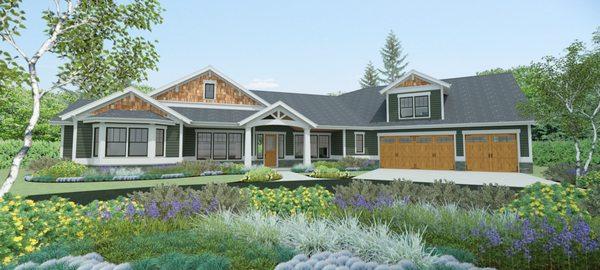 Find this craftsman style plan on our website using the plan search under 3229JOR.