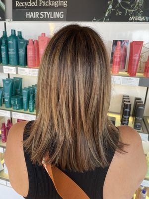 Cut, color and highlights