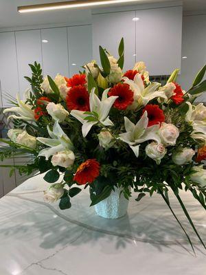 The beautiful B7 bouquet, three days after its delivery.