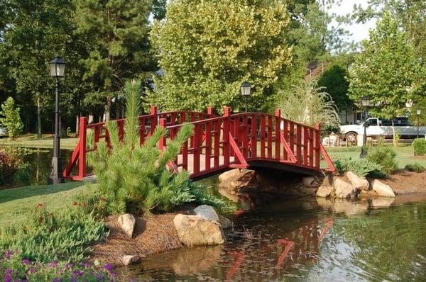 Red arched Bridge