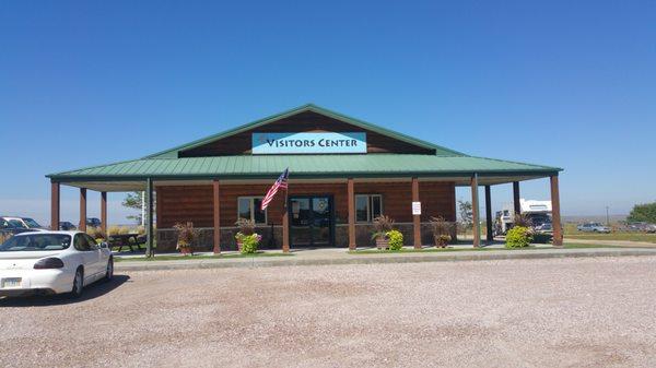 The visitor center