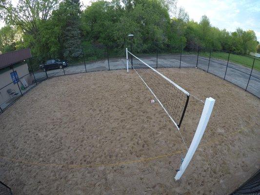 Expanded Volleyball court