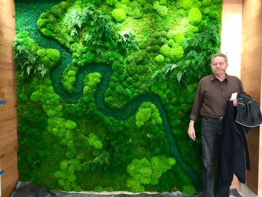 Preserved Moss wall to beautify any space!