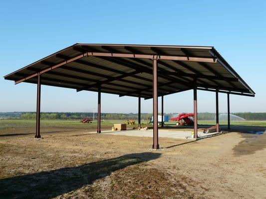 Our agricultural shelters are quick, inexpensive, and sturdy! http://champion-buildings.com/photos/agricultural-shelters