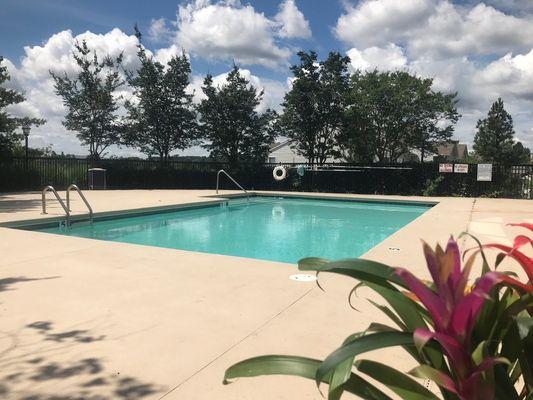 Gated community pool connected to our huge clubhouse.