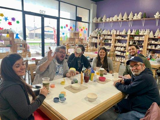 Time to get together and paint our bowls!