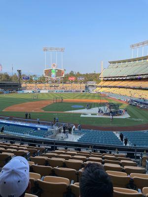 Loge seating Dodger stadium