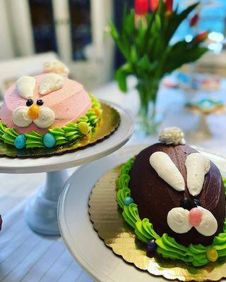 Easter bunny cakes