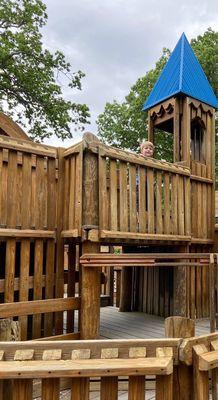 Wooden playground