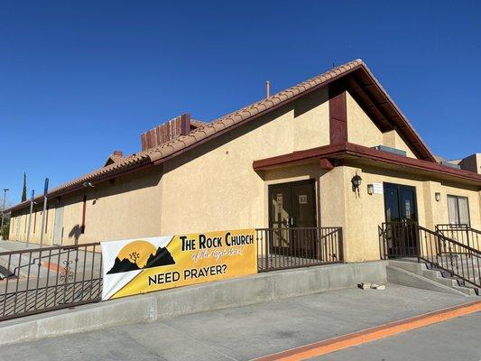 Rock Church of the High Desert facility.