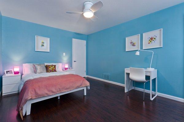 Beautiful bedroom with all the comforts of home. Sweet dreams!
 Call Priya Living today for more information at (408) 310-5112.