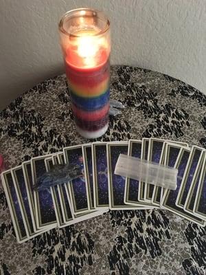 Energized tarot cards