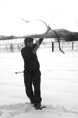 Master Nicolas Nobile doing Pakua Archery!