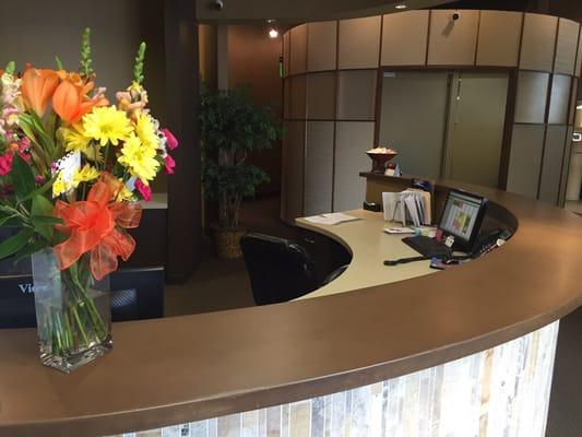 Front desk area.