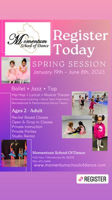 Spring Session 2023- Register Today