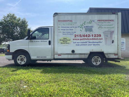 We Transport Everything  Safely And Securely Back To Our Shred Site In Our Locked Truck