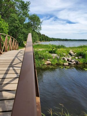 Foot Bridge at boat dock