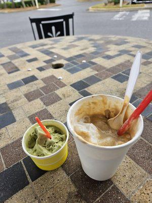 Affogato was so delicious with cold brew gelato