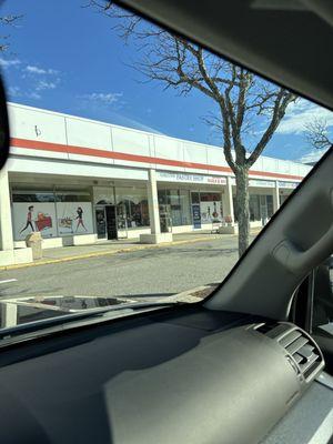 Front entrance view of Yorktown Pastry Shop  Yes, STILL open