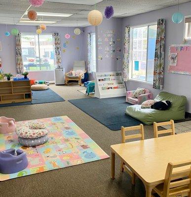 Our Infant Center is warm, nurturing and created for the healthy development of our youngest children.